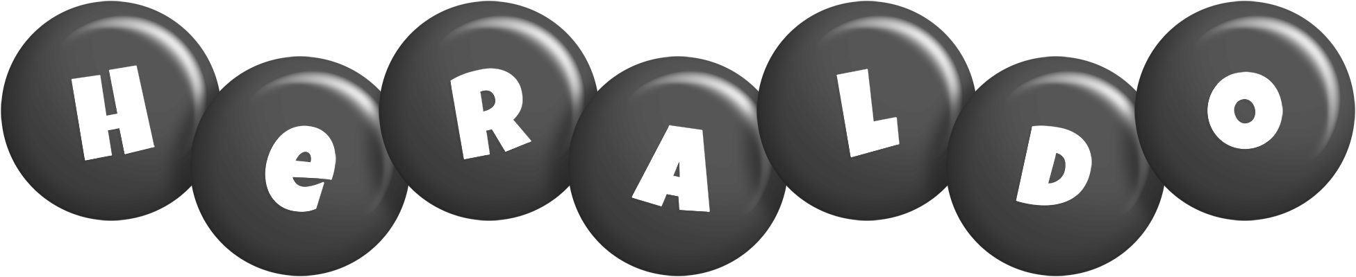 Heraldo candy-black logo