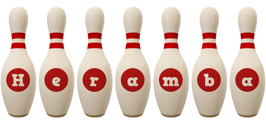 Heramba bowling-pin logo
