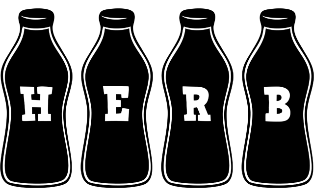 Herb bottle logo