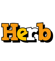 Herb cartoon logo