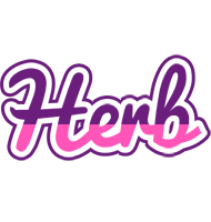 Herb cheerful logo