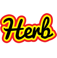 Herb flaming logo