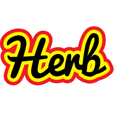 Herb flaming logo