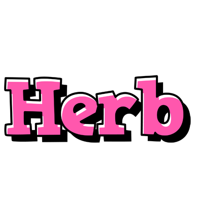 Herb girlish logo