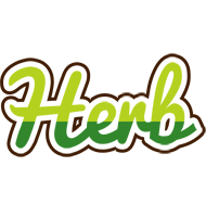 Herb golfing logo