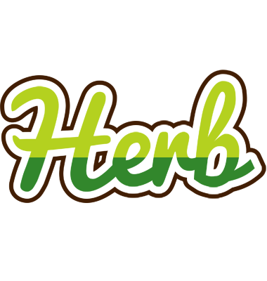 Herb golfing logo