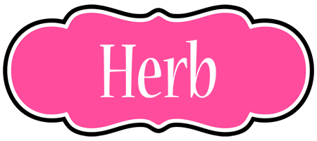 Herb invitation logo