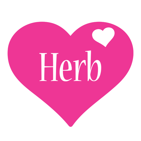 Herb love-heart logo