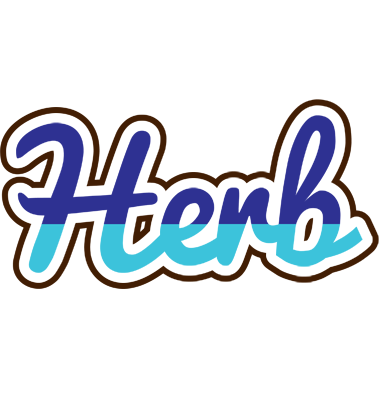 Herb raining logo