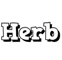 Herb snowing logo