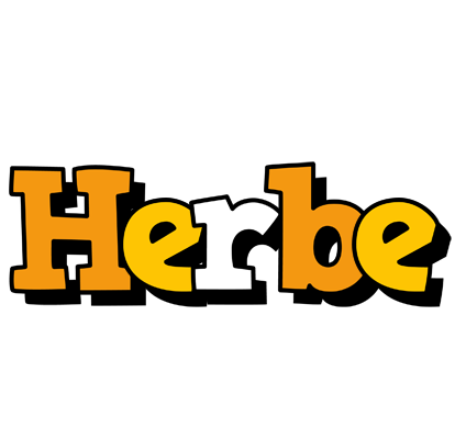 Herbe cartoon logo