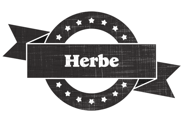 Herbe grunge logo