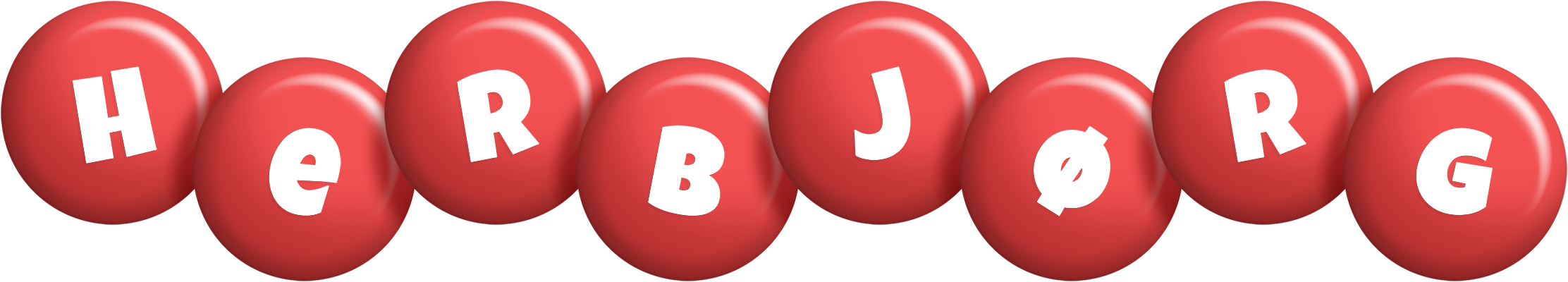 Herbjørg candy-red logo