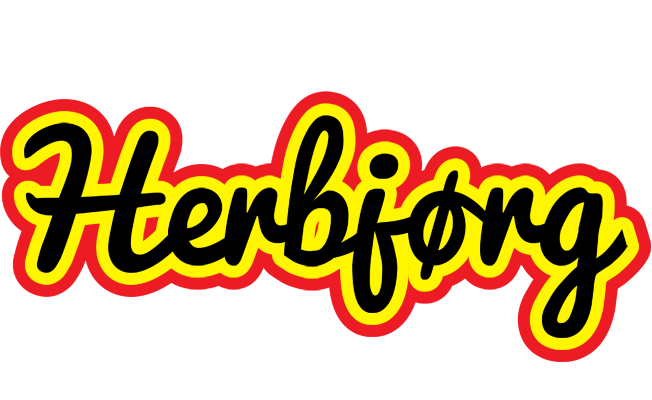 Herbjørg flaming logo