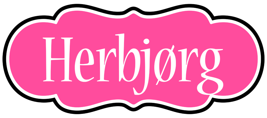 Herbjørg invitation logo