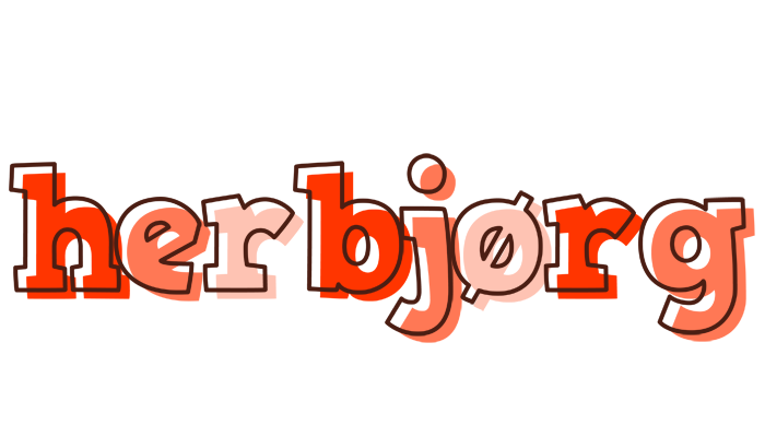 Herbjørg paint logo