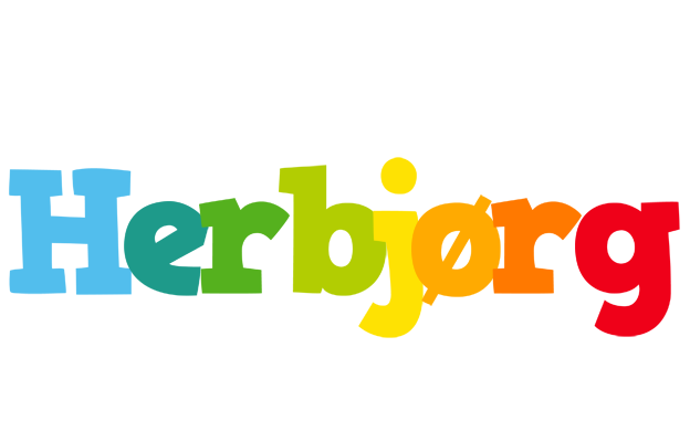 Herbjørg rainbows logo