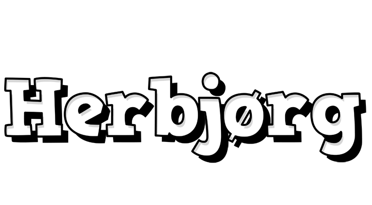 Herbjørg snowing logo