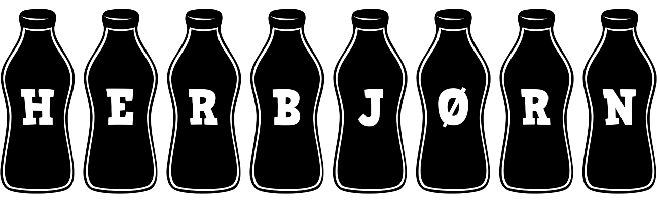 Herbjørn bottle logo