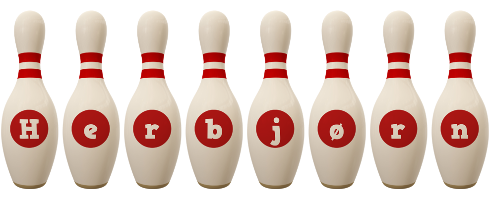 Herbjørn bowling-pin logo