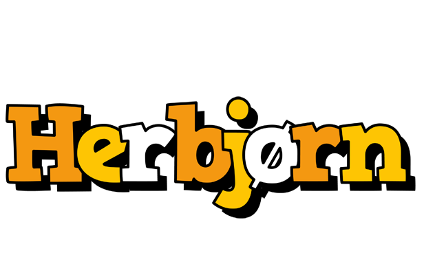 Herbjørn cartoon logo