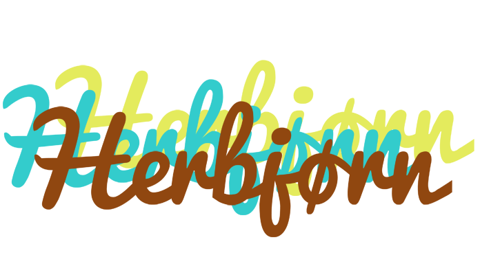 Herbjørn cupcake logo