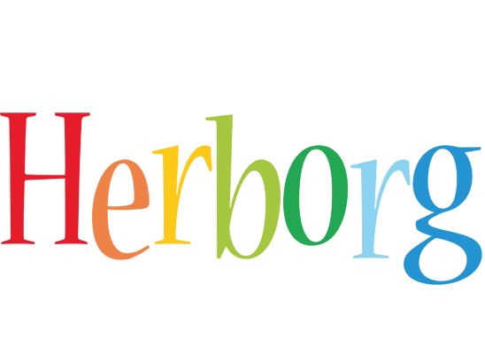 Herborg birthday logo