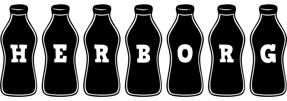 Herborg bottle logo