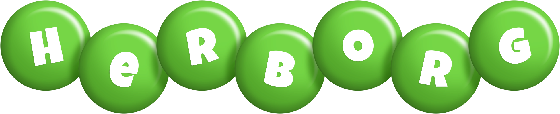 Herborg candy-green logo