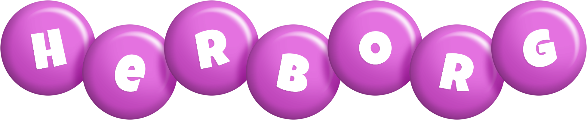 Herborg candy-purple logo