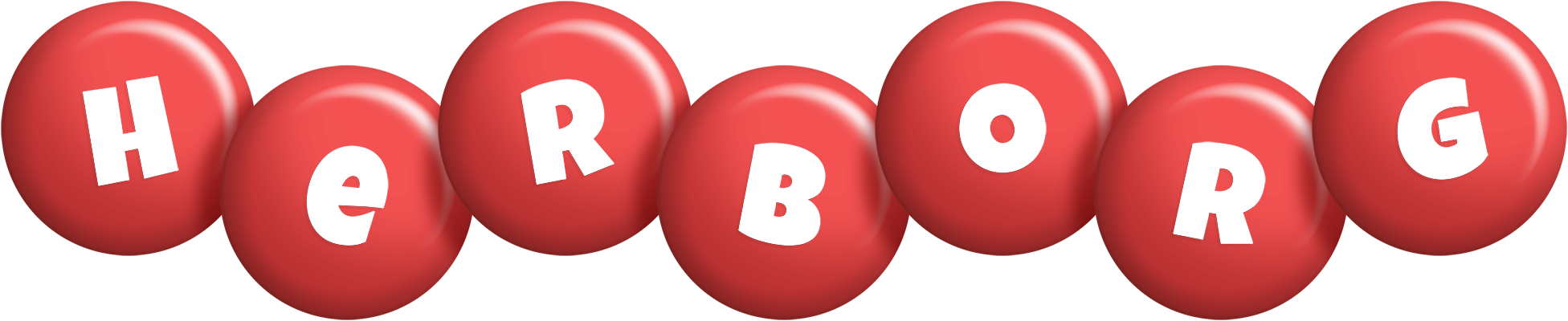 Herborg candy-red logo