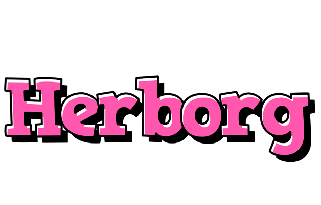 Herborg girlish logo