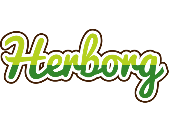 Herborg golfing logo
