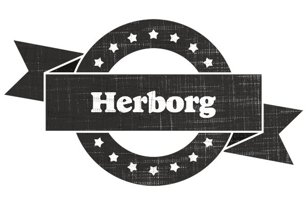 Herborg grunge logo