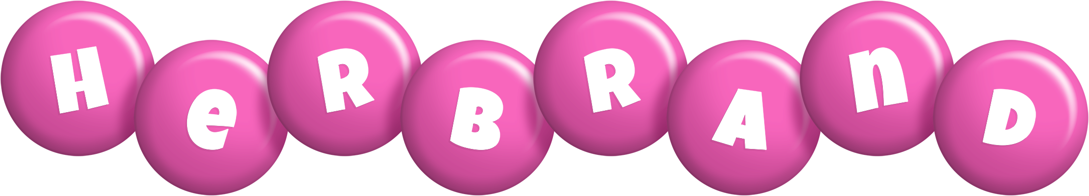 Herbrand candy-pink logo