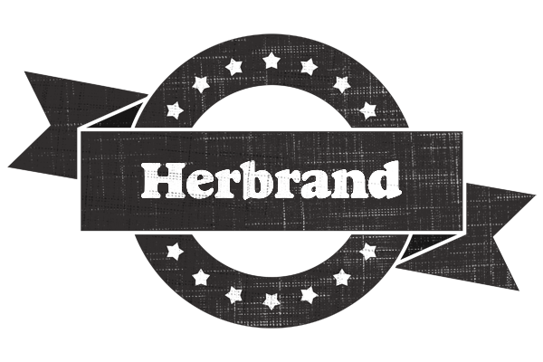Herbrand grunge logo