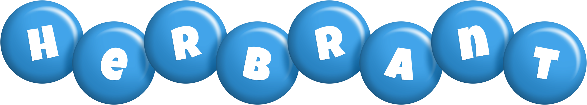 Herbrant candy-blue logo