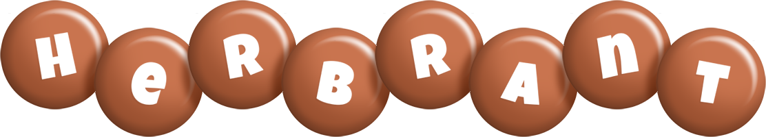 Herbrant candy-brown logo