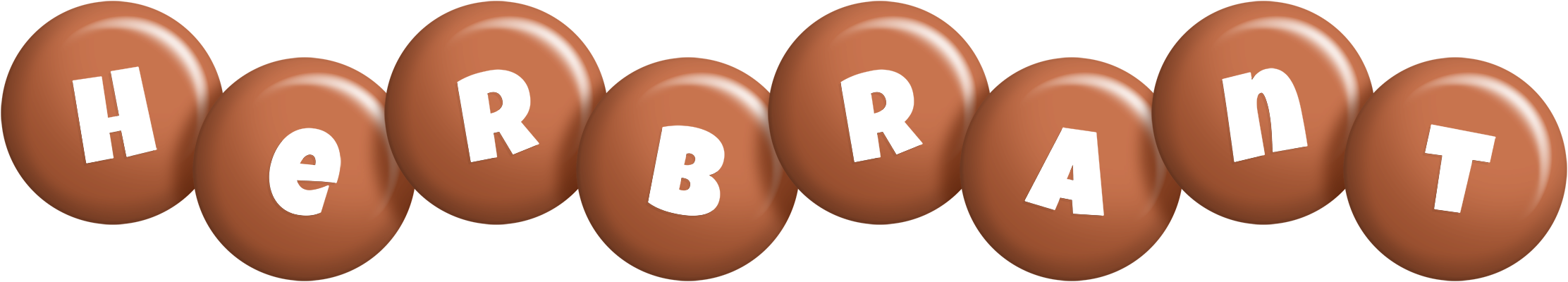 Herbrant candy-brown logo