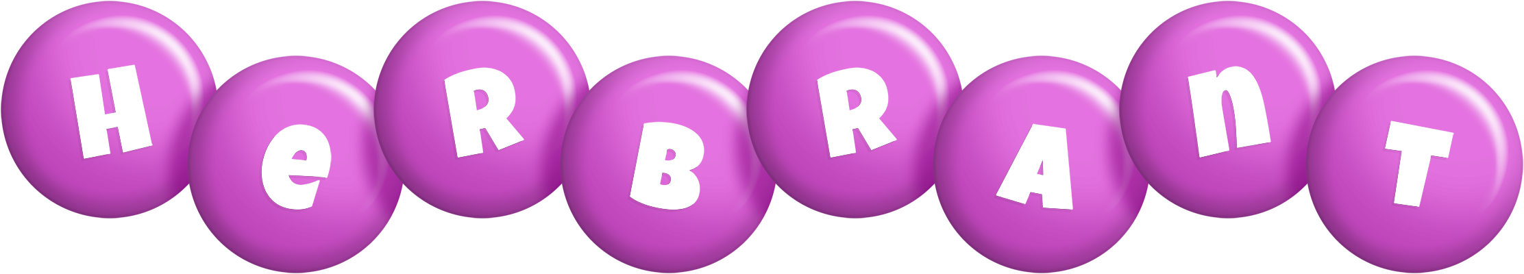 Herbrant candy-purple logo