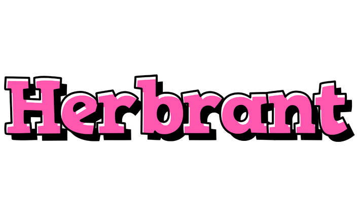 Herbrant girlish logo