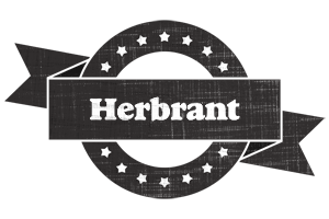 Herbrant grunge logo