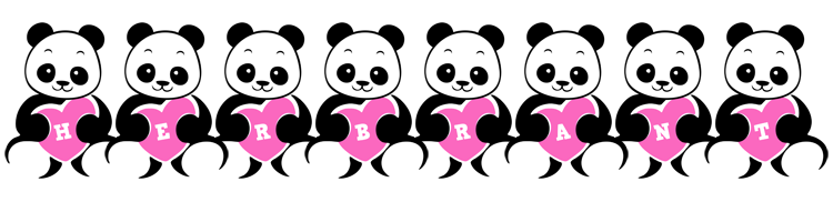 Herbrant love-panda logo