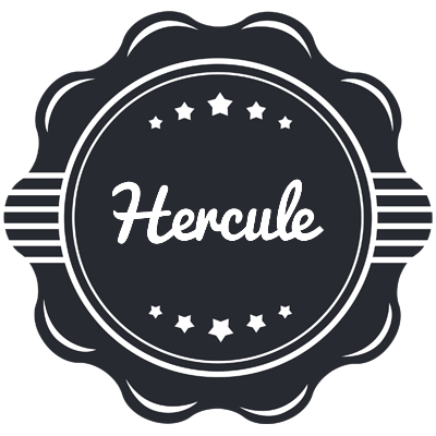 Hercule badge logo