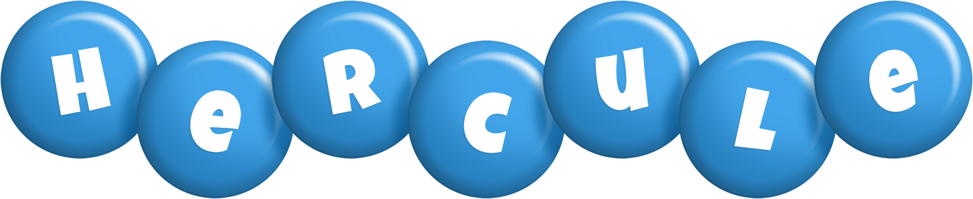 Hercule candy-blue logo