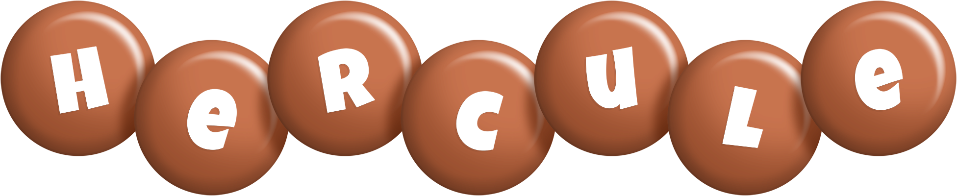 Hercule candy-brown logo
