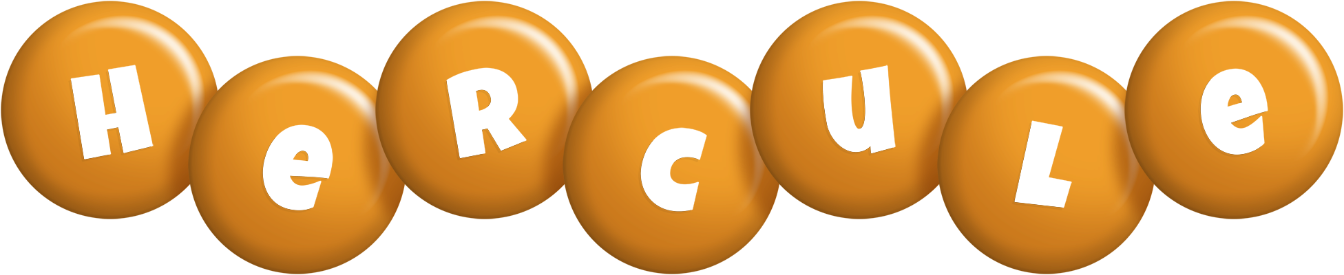 Hercule candy-orange logo