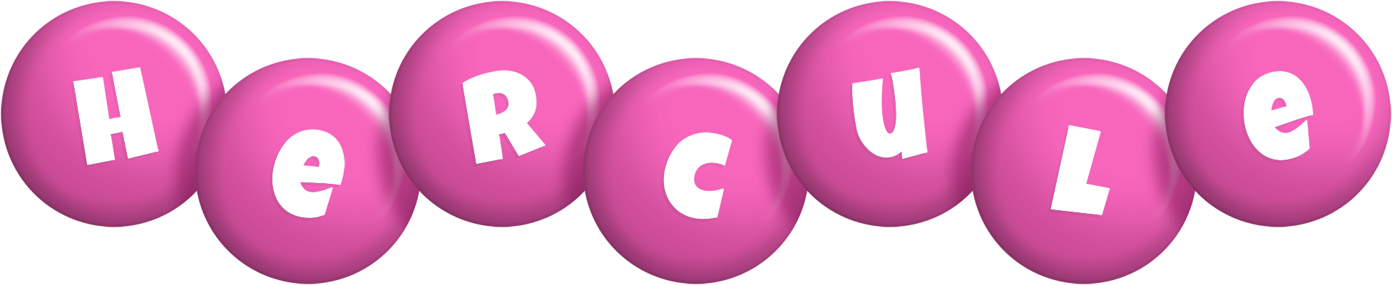 Hercule candy-pink logo
