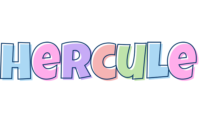 Hercule pastel logo