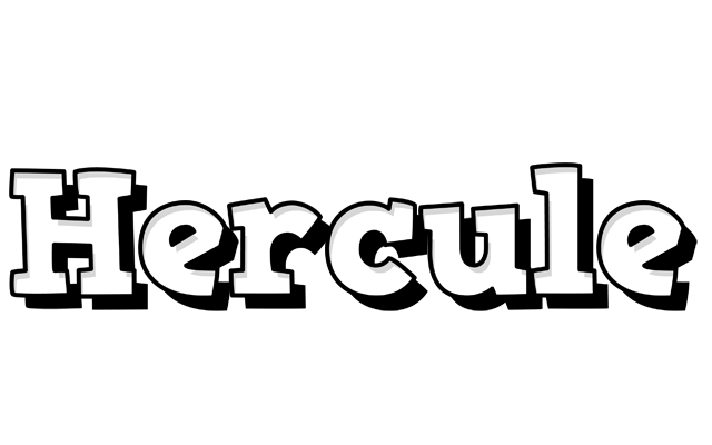 Hercule snowing logo